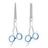 Tijeras de Peluquería de Acero Inoxidable, Tijeras Planas, Tijeras de Peluquería para Mascotas, Tijeras Profesionales para Cortar el Cabello, Tijeras Adelgazadoras para el Arreglo de Perros, Tijeras para Cortar el Cabello