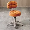 Taburete de Belleza, Taburete Giratorio Ajustable para Salón de Belleza, Taburete de Peluquería, Taburete Redondo para Barbería, Silla Redonda para Maquillaje en Casa