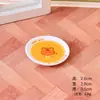 Creativos Micro-Paisajes Oso Pizza Adornos de Escritorio Comida Juego Plato de Cena Casa de Muñecas DIY Accesorios de Decoración de Oficina