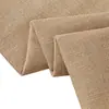 Tejido de Lino de Urdimbre Única 21/2 Entrecruzado Material para Maletas Zapatos Tela Decorativa de Yute Tela