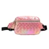 Bolsa de Cintura Feminina Embossada, Colorida e da Moda, Bolsa de Peito, Mini Bolsa de Maquiagem Exquisita e Leve para Passeios, Nova Modelo 2026 Bolsa de Armazenamento