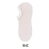 Calcetines Tobilleros para Mujer para Primavera y Verano, Calcetines Delgados Antideslizantes Invisibles, Calcetines de Algodón de Color Sólido, Calcetines Cortos Invisibles de Malla de Corte Bajo, Anti-Pilling
