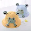 Gorro para Bebé 2023 Primavera y Otoño Sombrero de Pescador Rana para Niños Sombrero de Cubo Delgado Sombrero Lindo con Protección Solar para Niños