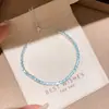 Pulseira Ajustável Redonda de Zircônia Super Brilhante, Luxo Leve, De Alta Qualidade, Pulseira Fashion e Simples, Design de Nicho, Joia de Mão para Mulheres