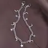 Corrente de Calça Estrela Cruz Lua Estilo Punk Hip Hop Pingente de Franja Acessórios Personalidade Tendência Versátil Moda Corrente de Calça