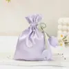 Bolsa de Regalo Boda Belleza Bolsa de Dulces Bolsa de Regalo de Mano Bolsa con Cordón de Tulipán Bolsa de Seda Hanfu Bolsa de Dulces de Boda