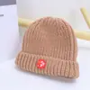 Sombreros festivos de estilo chino, gorros de punto para niños, gorros de invierno para niñas, gorros cálidos de otoño y gorros tipo beanie para niños