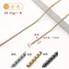 Cadena de Caja de Hierro, Cadena de Caja Cuadrada, Cadena para Correa de Hombro de Bolso, Cadena Decorativa para Collar de Ropa, Accesorios de Ferretería Hechos a Mano para DIY