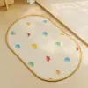 Alfombrilla Absorbente para Piso de Tierra de Diatomeas para Baño, Alfombra Impresa Antideslizante para Entrada de Baño, Felpudo para Entrada, Alfombrilla Antideslizante para Baño