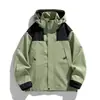 Nueva chaqueta con capucha de color liso a juego para hombre estilo coreano de primavera y otoño, chaqueta de moda para pareja, estilo de celebridad de internet, chaqueta elegante versátil