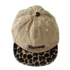 Gorra de Bebé Yipan Estilo Nuevo Primavera y Otoño 2026 Color Block de Moda Ins Ala Suave Gorra de Béisbol Infantil con Estampado de Leopardo