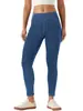 Jeans de Yoga Rectos de Cintura Alta Ajustados Transfronterizos para Mujer, Alta Elasticidad, Bolsillo Doble, Adelgazantes, Transpirables, Pantalones Casuales para Fitness