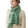 Bufanda Jacquard Vintage 100% Cachemira Pura Amigable con la Piel Suave Cálida Protección contra el Frío Bufanda Sencilla para Exteriores Ciclismo Polaina para el Cuello