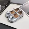 Zapatos de Princesa para Niñas Primavera 2026 Estilo Coreano Moda Infantil Zapatos de Piel Zapatos Individuales para Niñas Pequeñas con Lazo 5593