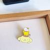 Broche Patcha Dog Hello Kitty Fofo Desenho Animado Japonês Sanrio Cachorro Pudim Insígnia de Animação Criativa Acessórios Masculinos e Femininos