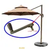 Sombrilla Romana para Patio Exterior Accesorios del Poste Central Manivela Accesorios Parasol de Reemplazo para Sombrilla Romana