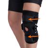 Soporte fijo para articulación de rodilla ajustable rodillera meniscal cubierta soporte móvil equipo protector para fracturas