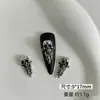 Acessórios de Liga para Decoração de Unhas Série Caveira de Halloween Transfronteiriça, Cruz, Aranha, Decorações de Unhas Estilo Escuro Atacado