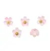 Cuentas Colgantes de Flor de Cerezo de Vidrio Fresco Kit de Materiales para Pulsera Collar DIY Hecho a Mano Accesorios de Joyería