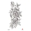 Adesivos de Tatuagem Florais Pequenos para Braço Inteiro e Costas, Geisha Borboleta Flor de Rosa Coloridos Criativos Peculiares Frescos Adesivos de Tatuagem