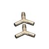 Conector de mangueira de gás natural em espinha de peixe de cobre com três vias 6-12mm conector de tubo de água conector T pagoda