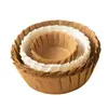 Papel Manteiga Basco para Assar Bolos 10cm 15cm 20cm Antiaderente Embalagem Especial de Papel Não Dobrável