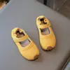 Zapatos Birkenstock Princess para Niñas Primavera/Verano 2025 Nuevos Zapatos Infantiles Retro de Cuero para Niños Pequeños Zapatos de Suela Suave para Bebé