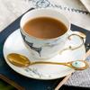 Xícara de chá e café de porcelana chinesa estilo personalizado com borda dourada novo estilo chinês telhado huipai conjunto de chá da tarde para casa