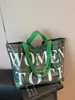 Bolso Gran Capacidad Bolso de Mujer 2025 Otoño e Invierno Moda de Gama Alta Más Fácil de Combinar Bolso Tote a Cuadros Bolso de Mano Casual de Moda