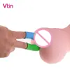 Juguetes sexuales silicona dedo conjunto G-spot traje hebilla masturbación conjunto sin vibración adulto productos sexuales juguetes sexuales