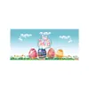 Amazon Cross-Border Novo Banner de Porta de Garagem para Páscoa Coelho Decorações de Feriado Decoração de Festa Bandeira Pendurada Feito Sob Medida