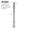 Eje de Tubo Varilla Disrup Horquilla Delantera de Bicicleta de Montaña Eje Pasante Varilla Cuadro de Aluminio de Bicicleta de Carretera Eje de Tubo Trasero M12/P.15
