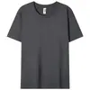 Camiseta básica de nuevo estilo para hombres y mujeres, hecha de algodón peinado, estilo japonés, versátil, artística, moderna, a la moda, tendencia simple Harajuku ins