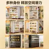 Estantería de Acero Integrada en la Pared para Uso Doméstico, Librero Sencillo para Estudiantes, Mueble de Almacenamiento y Exhibición para Sala de Estar, Estante de Almacenamiento de Pie