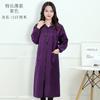 Overoles para adultos alargados hasta la pantorrilla, delgados y con terciopelo engrosado, ropa de trabajo para hombres y mujeres, delantal de manga larga, cocina, vela, excelente