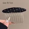 Pente para Cabelo com Estampa de Leopardo Retrô Doce Sem Costura com Múltiplos Dentes Estilo Coreano High-End Versátil Presilha de Cabelo para Mulheres Adultos Acessórios de Cabelo Headwear