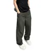 Pantalones Largos Casuales Rectos Alta Calidad Moda Retro Nuevo Diseño Ropa de Hombre Plisados Versátiles Color Sólido Temporada de Primavera Otoño En Stock