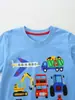 Suministro Transfronterizo 26 Camisetas de Manga Corta para Niños de Verano con Estampados de Dibujos Animados Tops Casuales Camisetas Base de Algodón Transpirable para Bebé
