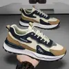 Tênis Esportivo Masculino Transfronteiriço Leve Fashionável Tendência Respirável Casual Confortável Versátil Solado Macio Tênis de Pai
