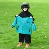 Chaqueta infantil, chaqueta tres en uno para niños para primavera y otoño, nueva y elegante chaqueta cortavientos con capucha para niños de otoño 2026