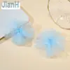 Tocado de flor de lentejuelas de malla de punto de círculo de doble capa accesorios para el cabello accesorios para niños japoneses y coreanos accesorios para ropa y bolsos diy
