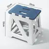 Taburete Plegable, Banco Portátil, Simple y Engrosado, Taburete de Exterior Ultraligero, Herramienta Mágica que Ahorra Espacio