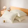 Núcleo de Almohada de Hotel de Color Natural Más Vendido por el Fabricante, Almohada de Terciopelo de Plumas, Paquete Doble para Estudiantes, Almohada Individual Protectora del Cuello