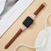 Adequado para Apple Watch S11-1 Geração Pulseira, Pulseira, Moda Pérola, Acessórios Femininos Pulseira de Couro
