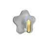 Gancho adhesivo de lujo con luz de estrella, resistente, sin perforaciones, para colgar ropa en la pared, con adhesivo y capacidad de carga.