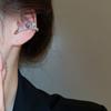 Pendientes de Clip Exagerados con Forma de Serpiente y Forma de C Sin Agujero en la Oreja Estilo Frío Lujo Ligero Sentido de Alta Gama Pendientes