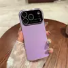 Funda de Teléfono de Cuero Naranja con Ventana Grande Adecuada para Apple 17Promax Gama Alta 15 Protección de Lente 13/14/16