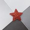 Fábrica atacado 3cm pó de ouro estrela de cinco pontas acessórios para cabelo infantil grampo de cabelo material decorativo acessórios para roupas luvas acessórios