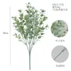 Cientos de Populares Ramilletes de Eucalipto Artificial para Patios Exteriores y Jardines, Arreglos Florales, Decoración Suave, Paisajismo, Plantas Verdes Simuladas, Flores Artificiales