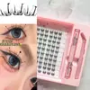 Set de Pegamento para Pestañas Postizas Transfronterizo, Gran Capacidad, Ligero, Pestañas de Ciervo, Estilo Estrella, Natural y Grueso, Estilo Manga